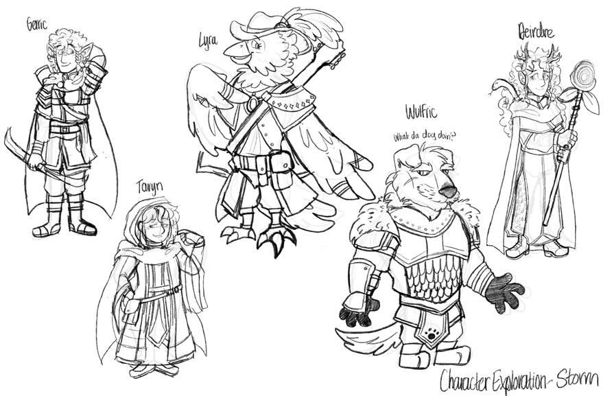 Rough Character Designs