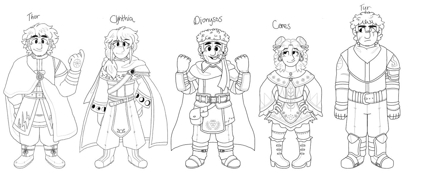 Rough Character Designs